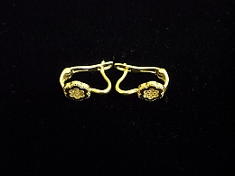 Златни детски обеци, 1.65гр. ,Ямбол