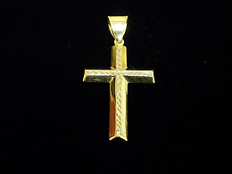 Златен кръст, 1.43гр. ,Ямбол