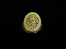 Златен дамски пръстен, 2.7гр. ,Нова Загора