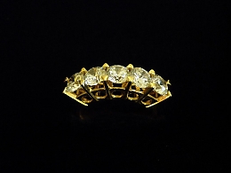 Златен дамски пръстен, 3.74гр. ,Ямбол