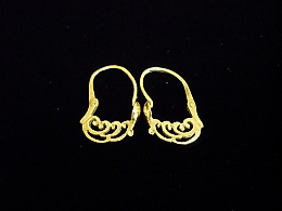 Златни обеци, 1.43гр. ,Ямбол