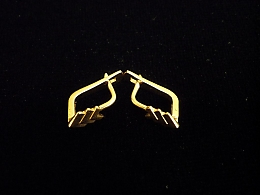 Златни обеци, 1.93гр. ,Нова Загора