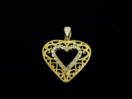 Златен медальон, 2.15гр. ,Ямбол