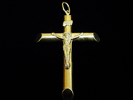 Златен кръст, 3.08гр. ,Ямбол