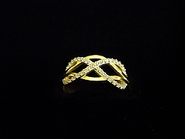 Златен дамски пръстен, 1.71гр. ,Ямбол