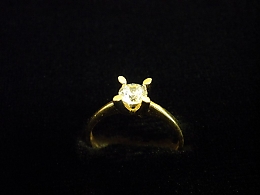 Златен дамски пръстен, 2.28гр. ,Ямбол