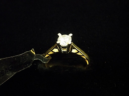 Златен дамски пръстен, 2.99гр. ,Ямбол