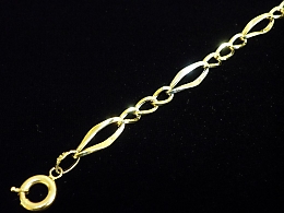 Златна синджирна гривна, 3.34гр. ,Сливен