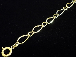 Златна синджирна гривна, 2.96гр. ,Пловдив