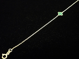 Златна синджирна гривна, 0.84гр. ,Сливен