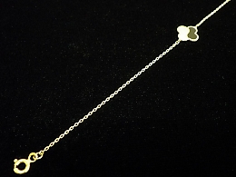 Златна синджирна гривна, 0.92гр. ,Айтос