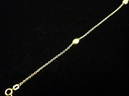 Златна синджирна гривна, 1.48гр. ,Ямбол