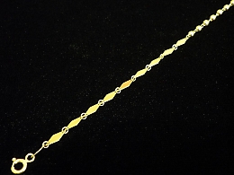 Златна синджирна гривна, 2.3гр. ,Стара Загора