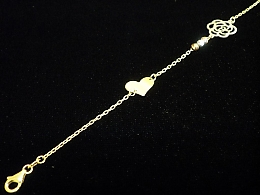 Златна синджирна гривна, 2.39гр. ,Сливен