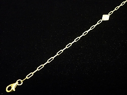 Златна синджирна гривна, 1.85гр. ,Сливен