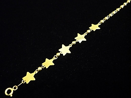 Златна синджирна гривна, 2.6гр. ,Сливен