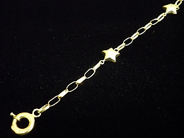 Златна синджирна гривна, 3.7гр. ,Бургас