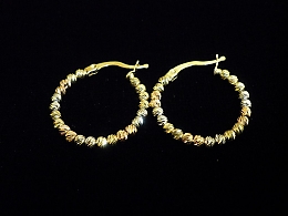 Златни обеци, 3.32гр. ,Бургас