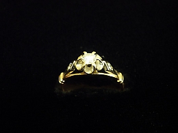 Златен дамски пръстен, 3.03гр. ,Бургас