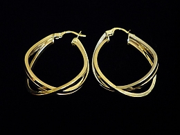 Златни обеци, 4.44гр. ,Бургас