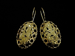 Златни обеци, 6.02гр. ,Карнобат