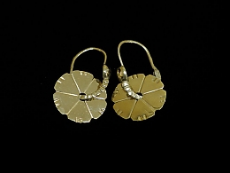 Златни обеци, 2.3гр. ,Бургас