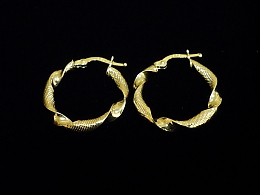 Златни обеци, 1.71гр. ,Айтос
