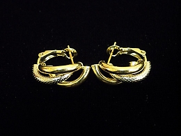 Златни обеци, 2.66гр. ,Несебър