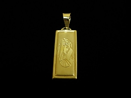 Златен медальон, 1.24гр. ,Бургас