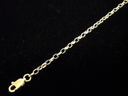 Златна синджирна гривна, 1.61гр. ,Пловдив