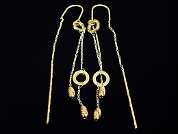 Златни обеци, 2.94гр. ,Поморие