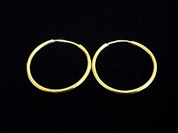 Златни обеци, 1.79гр. ,Несебър