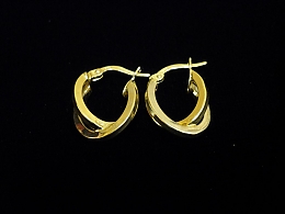 Златни обеци, 2.14гр. ,Бургас