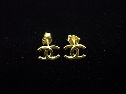 Златни обеци, 1.15гр. ,Бургас