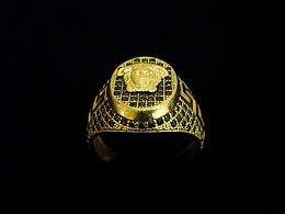 Златен мъжки пръстен, 9.78гр. ,Сливен