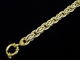 Златна синджирна гривна, 10.13гр. ,Несебър