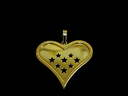 Златен медальон, 1.54гр. ,Бургас