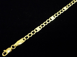Златна синджирна гривна, 3.41гр. ,Бургас