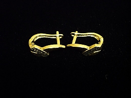 Златни обеци, 3.28гр. ,Бургас