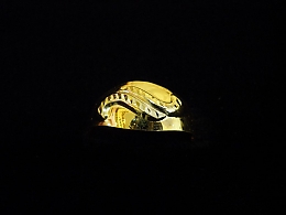 Златен дамски пръстен, 1.27гр. ,Бургас