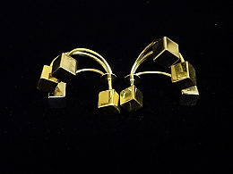 Златни обеци, 5.72гр. ,Бургас