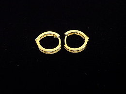 Златни детски обеци, 0.97гр. ,Бургас