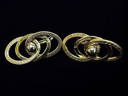 Златни обеци, 3.46гр. ,Бургас