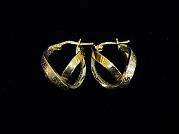 Златни обеци, 2.28гр. ,Бургас