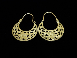 Златни обеци, 2.96гр. ,Бургас