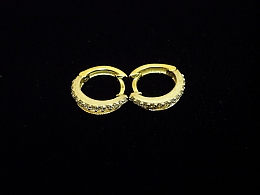 Златни обеци, 1.72гр. ,Бургас