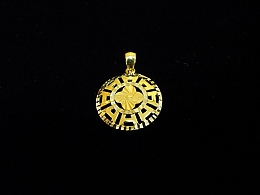 Златен медальон, 0.95гр. ,Бургас