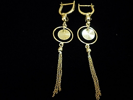 Златни обеци, 3.1гр. ,Бургас