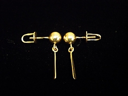 Златни обеци, 2.85гр. ,Карнобат