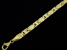 Златна синджирна гривна, 7.62гр. ,Бургас